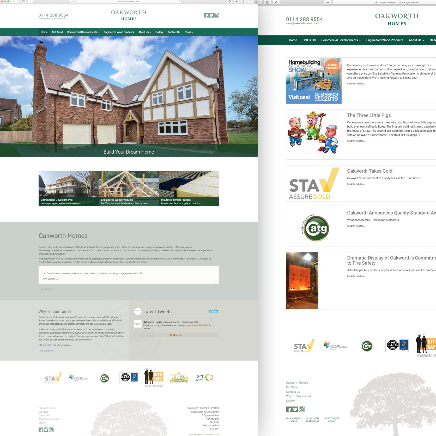 Oakworth Homes Home Page